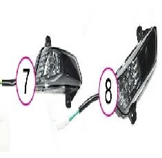 Yuki YK-20 Alfa e-BİKE Ön Sinyal Set