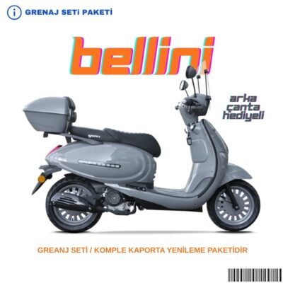 Yuki Bellini Grenaj Seti Gri 10 Parça