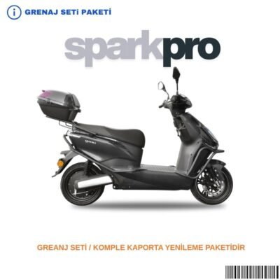 Yuki Spark Pro Grenaj Seti Siyah 9 Parça