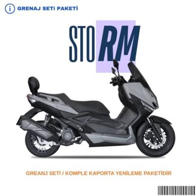 Yuki Storm Maxi Grenaj Seti Gri 7 Parça