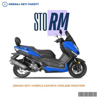 Yuki Storm Maxi Grenaj Seti Mavi 7 Parça