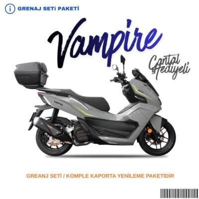 Yuki Vampire Grenaj Seti Gri 11 Parça