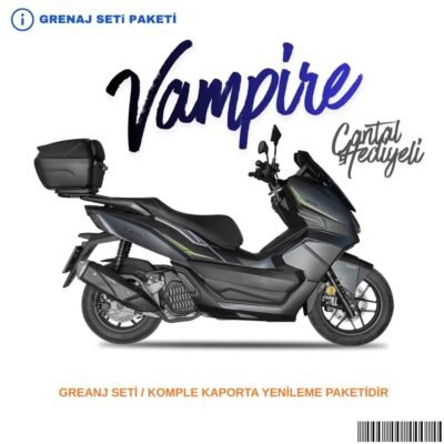 Yuki Vampire Grenaj Seti Siyah 11 Parça