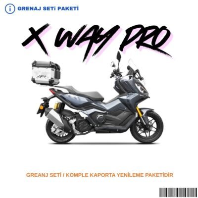Yuki X Way Pro Grenaj Seti Gri 11 Parça